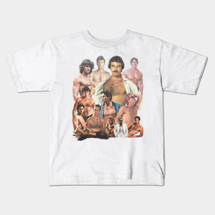 80s Movies Kids T-Shirt - Hunks of the 80s by DarkLordPug